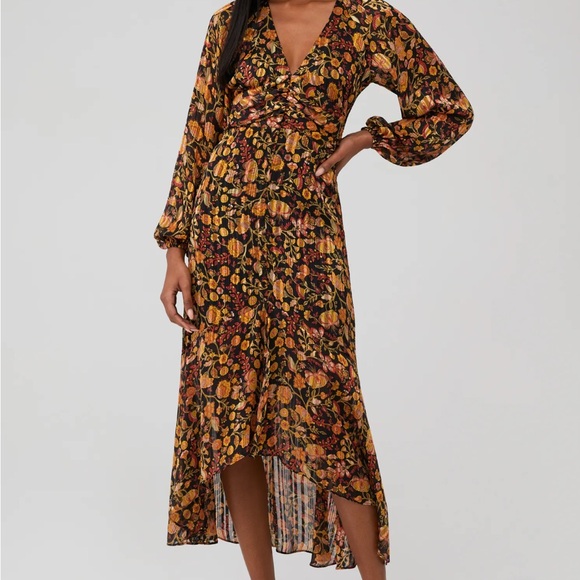 MINKPINK Feeling Bold Hi Low Midi Dress - Picture 1 of 6